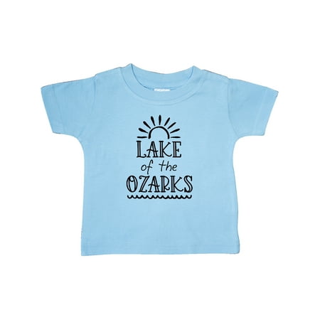 Inktastic Lake of the Ozarks Sun and Lake Gift Baby Boy or Baby Girl T-Shirt