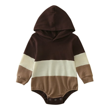 Jumpsuit Toddler Winter Long Sleeve Hoodie Romper Bodysuit Boys Girls Cartoon Striped Patchwork Colour For Baby Clothes
Jumpsuit Toddler Winter Long Sleeve Hoodie Romper Bodysuit Boys Girls Cartoon Striped Patchwork Colour For Baby Clothes