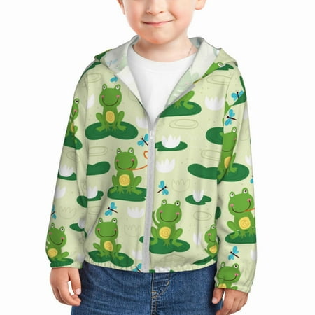 Lukts Cute Frog1 Print Children s Long-Sleeved Sun Protection Clothing Hooded Sweatshirts for Boys and Girls Outdoor Sports-4 Years
Lukts Cute Frog1 Print Children s Long-Sleeved Sun Protection Clothing Hooded Sweatshirts for Boys and Girls Outdoor Sports-4 Years