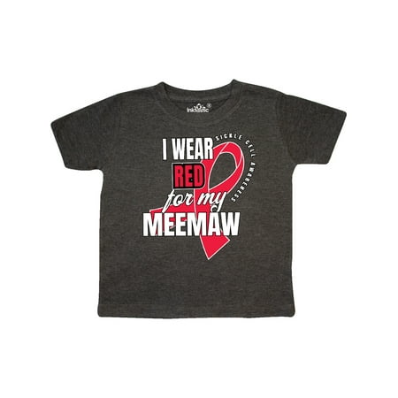 Inktastic Sickle Cell Awareness I Wear Red For My Meemaw Gift Toddler Boy or Toddler Girl T-Shirt
Inktastic Sickle Cell Awareness I Wear Red For My Meemaw Gift Toddler Boy or Toddler Girl T-Shirt