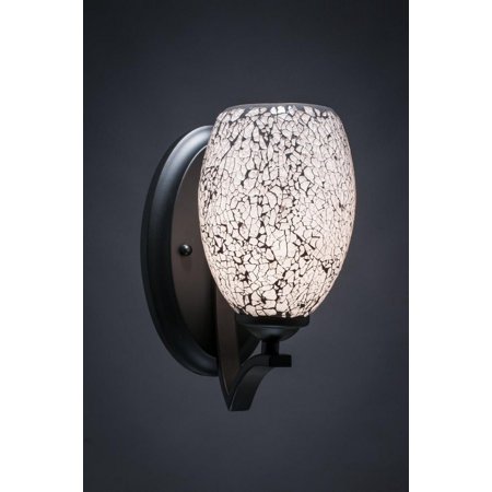 Toltec Lighting-551-MB-4165-Zilo - 9.75' One Light Wall Sconce Matte
