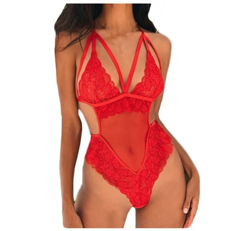 wendunide underwear women New y Mesh Lace Women Sheer Backless Bodysuit Teddy Jumpsuit Lingerie Red L
wendunide underwear women New y Mesh Lace Women Sheer Backless Bodysuit Teddy Jumpsuit Lingerie Red L