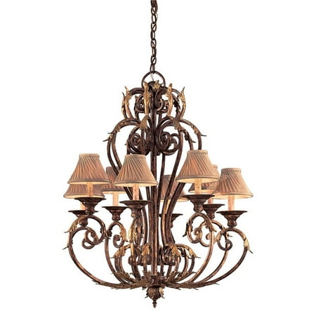 Minka Metropolitan - Zaragoza - Eight Light Chandelier Golden Bronze Finish with
Minka Metropolitan - Zaragoza - Eight Light Chandelier Golden Bronze Finish with