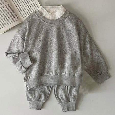 Herrnalise Toddler Baby Boy Girl Fall Outfits Long Sleeve Crew Neck Pullover Sweatshirt Jogger Pants Set Infant Winter Clothes(3 Months-7 Years)
Herrnalise Toddler Baby Boy Girl Fall Outfits Long Sleeve Crew Neck Pullover Sweatshirt Jogger Pants Set Infant Winter Clothes(3 Months-7 Years)