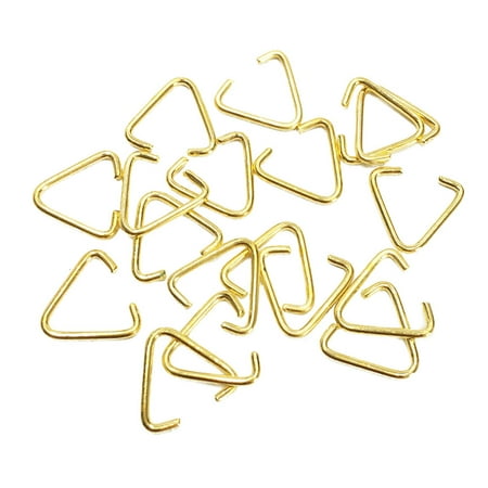 Sardfxul 100X DIY Handmade Jewelry Connector for Triangle Open Split Rings Pendant Pinch
Sardfxul 100X DIY Handmade Jewelry Connector for Triangle Open Split Rings Pendant Pinch