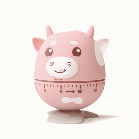 JUSTUP Mechanical Kitchen Timer with Cute Cartoon 60 Minute Animal Cow Timer Wind Up Dial 360°Rotating Countdown Loud Alarm Timer for Cooking Reading Sports Time Management(Pink)
JUSTUP Mechanical Kitchen Timer with Cute Cartoon 60 Minute Animal Cow Timer Wind Up Dial 360°Rotating Countdown Loud Alarm Timer for Cooking Reading Sports Time Management(Pink)