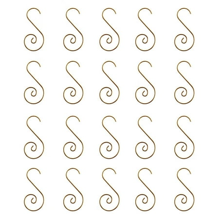 JHDONG 20Pcs Lightweight Christmas Hook Wear-resistant Metal S-shaped Ornamental Hanging Hanger for Festival
JHDONG 20Pcs Lightweight Christmas Hook Wear-resistant Metal S-shaped Ornamental Hanging Hanger for Festival