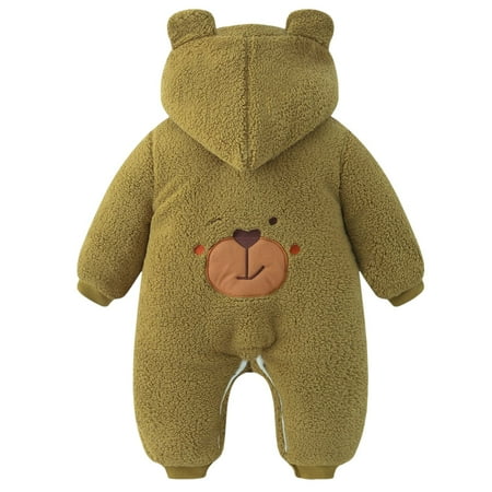 Caqnni Baby Girls Boys Clothes Baby Rompers Winter Polar Fleece Jacket Jumpsuit Solid Hooded Romper Warm Coat Outwear Bodysuit Jumpsuit (6-12 Months Green)
Caqnni Baby Girls Boys Clothes Baby Rompers Winter Polar Fleece Jacket Jumpsuit Solid Hooded Romper Warm Coat Outwear Bodysuit Jumpsuit (6-12 Months Green)