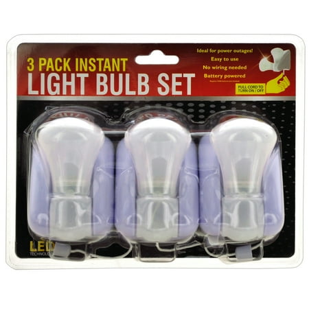 Kole Instant Light Bulb Set - 3 Pack White 
Kole Instant Light Bulb Set - 3 Pack White