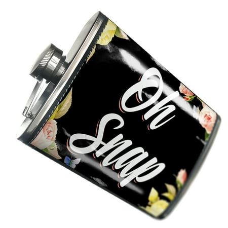 NEONBLOND Flask Floral Border Oh Snap