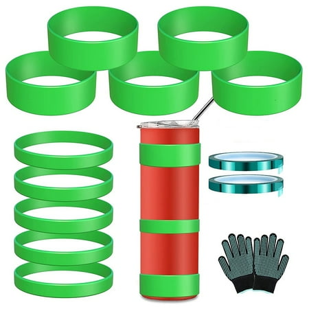 Silicone Bands for Sublimation Tumbler 20&30 Oz Elastic Sublimation Silicone Paper Holder Ring with Gloves Transfer Tape
Silicone Bands for Sublimation Tumbler 20&30 Oz Elastic Sublimation Silicone Paper Holder Ring with Gloves Transfer Tape