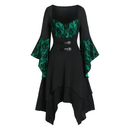 Simplmasygenix Festival Costumes Dresses for Women Women Festival Long Sleeve Square Collar Mesh Splicing Irregular Party Dresses
Simplmasygenix Festival Costumes Dresses for Women Women Festival Long Sleeve Square Collar Mesh Splicing Irregular Party Dresses