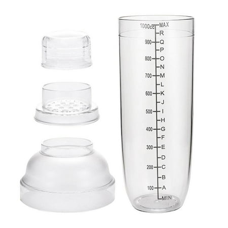 Tohuu Drink Shaker Leakproof Cocktail Shaker with Scale Strainer Lid Clear Shaker Bottle Tea Drink Mixer Cocktail Measuring Cup for Bar Party Kitchen Tools superbly
Tohuu Drink Shaker Leakproof Cocktail Shaker with Scale Strainer Lid Clear Shaker Bottle Tea Drink Mixer Cocktail Measuring Cup for Bar Party Kitchen Tools superbly