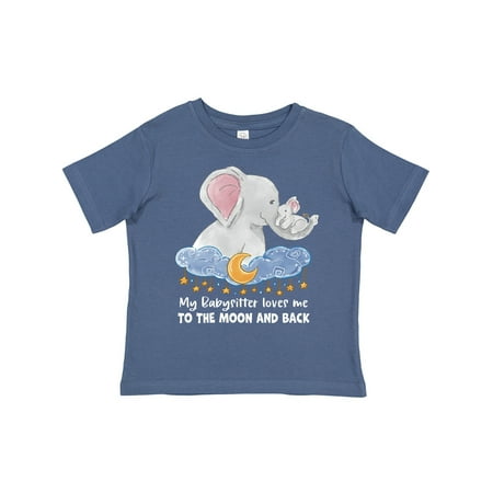 Inktastic My Babysitter Loves Me to the Moon and Back Elephant Family Gift Toddler Boy or Toddler Girl T-Shirt
Inktastic My Babysitter Loves Me to the Moon and Back Elephant Family Gift Toddler Boy or Toddler Girl T-Shirt