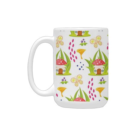 Mush Decor Spring with Toadstool House Cartoon Pattern Kids Decor Fictional Fairytale Image Art Mult Ceramic Mug (15 OZ) (Made In USA)
Mush Decor Spring with Toadstool House Cartoon Pattern Kids Decor Fictional Fairytale Image Art Mult Ceramic Mug (15 OZ) (Made In USA)