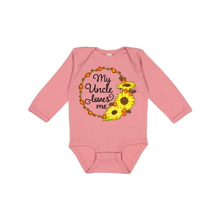 Inktastic My Uncle Loves Me with Sunflower Wreath Gift Baby Boy or Baby Girl Long Sleeve Bodysuit
Inktastic My Uncle Loves Me with Sunflower Wreath Gift Baby Boy or Baby Girl Long Sleeve Bodysuit