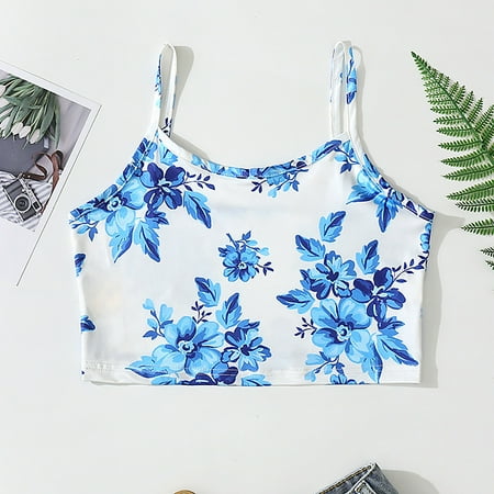 Leylayray Womens Tops Summer New Round Neck Loose Topss Printed sleeveless Undershirt Female Blue M
Leylayray Womens Tops Summer New Round Neck Loose Topss Printed sleeveless Undershirt Female Blue M