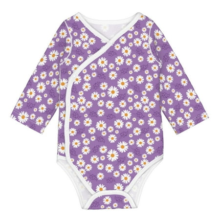 Matuu Daisies Flowers for Baby Long-Sleeve Bodysuit Soft Cotton Comfortable and Breathable Perfect for Newborns and Infants
Matuu Daisies Flowers for Baby Long-Sleeve Bodysuit Soft Cotton Comfortable and Breathable Perfect for Newborns and Infants