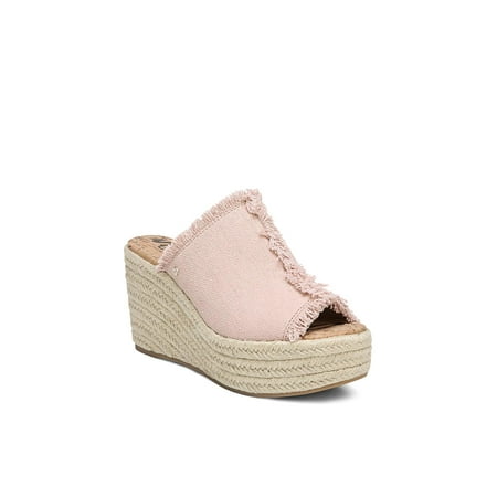 Sam Edelman Womens Fringe Slide Wedge Sandals