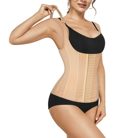 Junlan Shapewear for Women Waist Trainer Underbust Cincher Corset Vest Tummy Control Body Shaper Back Support Girdl(Beige M)
Junlan Shapewear for Women Waist Trainer Underbust Cincher Corset Vest Tummy Control Body Shaper Back Support Girdl(Beige M)