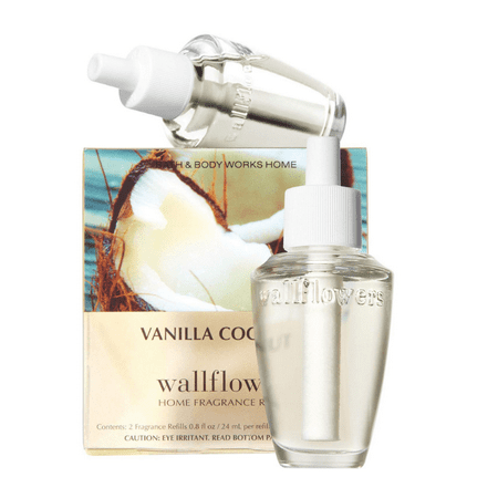 Bath and Body Works Vanilla Coconut Wallflowers 2-Pack