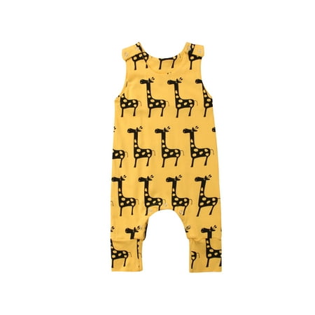 Jkerther Newborn Baby Boy Girl Romper Jumpsuit Sleeveless Animal Cartoon Print Bodysuit Overalls Outfits
Jkerther Newborn Baby Boy Girl Romper Jumpsuit Sleeveless Animal Cartoon Print Bodysuit Overalls Outfits