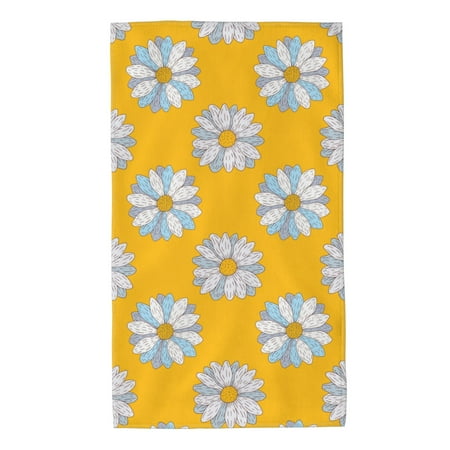 Home Towels Flower Pattern Background Absorbent Hanging Hand Towel Small Bath Towel Decorative Kitchen Dish Guest Towel For Spa Gym Hote27.5x16in