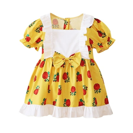 Zlekejiko Toddler Kids Girls Floral Rose Sleeveless Ruffle Sleeve Beach Dress Princess Clothes
Zlekejiko Toddler Kids Girls Floral Rose Sleeveless Ruffle Sleeve Beach Dress Princess Clothes