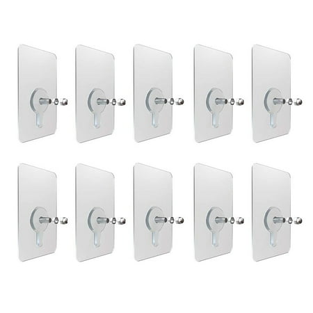 Screw Hanger Acrylic Wall Stick Holder Household Storage Screw Hook Seamless Adhesive Rack 10pcs
Screw Hanger Acrylic Wall Stick Holder Household Storage Screw Hook Seamless Adhesive Rack 10pcs