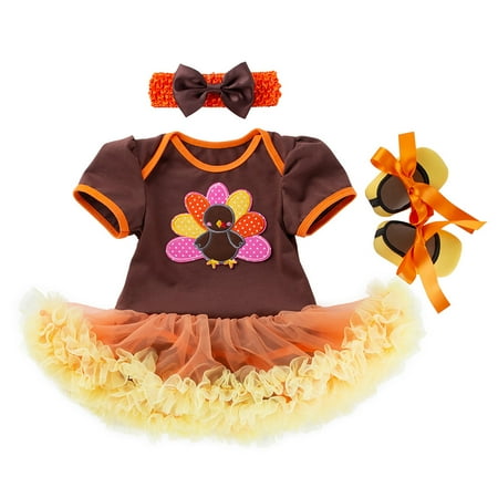 EHTMSAK Newborn Infant Baby Toddler Girl Mesh Bodysuit and Shoes Set Outfits Short Sleeve Clothing Set Thanksgiving Day Summer with Headband Brown 0-2Y 59
EHTMSAK Newborn Infant Baby Toddler Girl Mesh Bodysuit and Shoes Set Outfits Short Sleeve Clothing Set Thanksgiving Day Summer with Headband Brown 0-2Y 59
