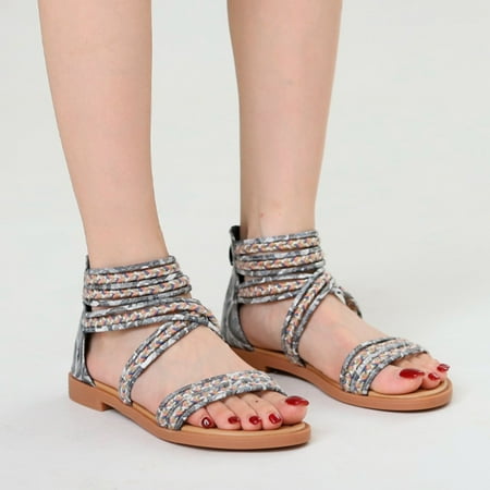 ZHELIYO Women s sandals Brand Design Ladies Women Leather Thick Sole Sandals Bohemian Style National Durable Non Slip Sandals Black 9
ZHELIYO Women s sandals Brand Design Ladies Women Leather Thick Sole Sandals Bohemian Style National Durable Non Slip Sandals Black 9