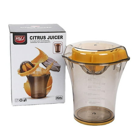 Manual Juicer Lemon Squeezers Multifunctional Orange Citrus Lime Juicer Hand Fruit Press with Built-in Measuring Cup
Manual Juicer Lemon Squeezers Multifunctional Orange Citrus Lime Juicer Hand Fruit Press with Built-in Measuring Cup
