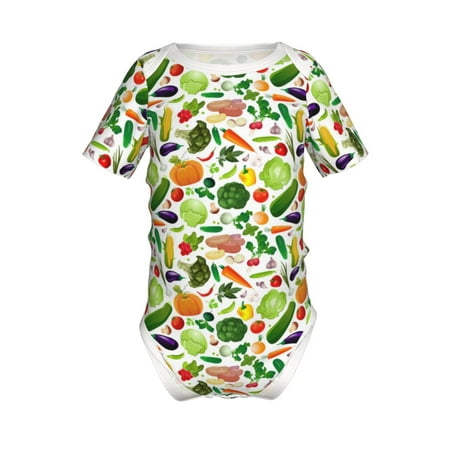 Junzan Vegetables2 Print Short-Sleeve Baby Climbing Clothes Bodysuits for Infant One-Piece for Baby Boys & Girls Baby Clothes Baby Romper with Snap Closure-2 Years
Junzan Vegetables2 Print Short-Sleeve Baby Climbing Clothes Bodysuits for Infant One-Piece for Baby Boys & Girls Baby Clothes Baby Romper with Snap Closure-2 Years