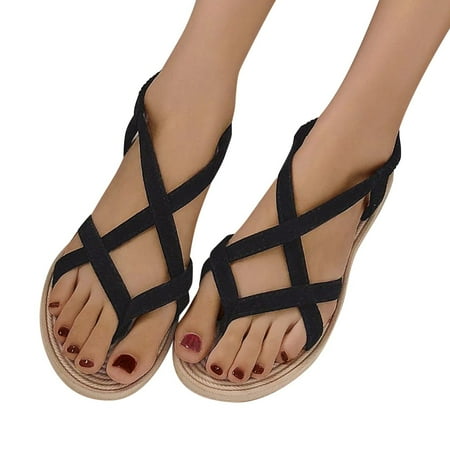 CAICJ98 Women Shoes Sandals for Women Cute Summer Beaded Bohemian Sandals Flower Rhinestone Elastic Strap Dressy Shoes Black
CAICJ98 Women Shoes Sandals for Women Cute Summer Beaded Bohemian Sandals Flower Rhinestone Elastic Strap Dressy Shoes Black