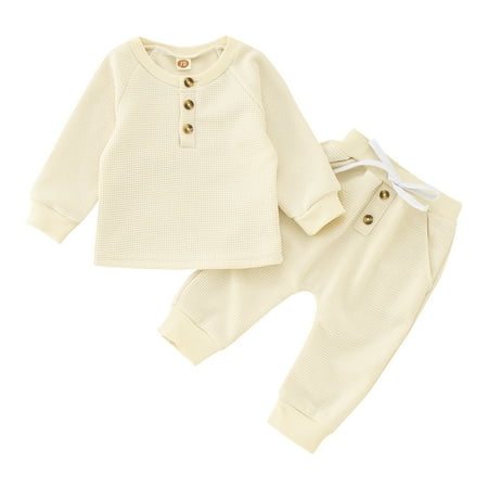 Toddler Boys Winter Long Sleeve Solid Color Tops Pants 2PCS Outfits Baby Clothes Set
Toddler Boys Winter Long Sleeve Solid Color Tops Pants 2PCS Outfits Baby Clothes Set