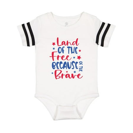 Inktastic Memorial Day Land of the Free Because of the Brave Gift Baby Boy or Baby Girl Bodysuit
Inktastic Memorial Day Land of the Free Because of the Brave Gift Baby Boy or Baby Girl Bodysuit
