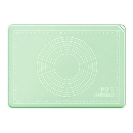 Cookie Kit Large Non-Stick Fondant Mat Dough Rolling Silicone Pastry Mat with Measurement with Edge Heightening GREEN 40X60CM
Cookie Kit Large Non-Stick Fondant Mat Dough Rolling Silicone Pastry Mat with Measurement with Edge Heightening GREEN 40X60CM