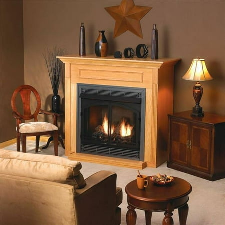 Empire EMBC3SO Corner Cabinet Mantel with Base Oak