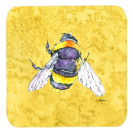 Bee On Yellow Foam Coasters Set Of 4
Bee On Yellow Foam Coasters Set Of 4