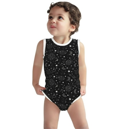 Vsdgher Space Galaxy Print Baby Unisex Baby Cotton Sleeveless Bodysuits Soft and velvety comfortable and breathable
Vsdgher Space Galaxy Print Baby Unisex Baby Cotton Sleeveless Bodysuits Soft and velvety comfortable and breathable