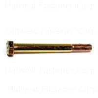 1/2 -13 x 5 Zinc Plated Grade 8 Steel Coarse Thread Hex Cap Screws