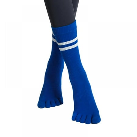 Xmarks Women s Toe socks For Running Five Finger Socks With Cotton Athletic Blue