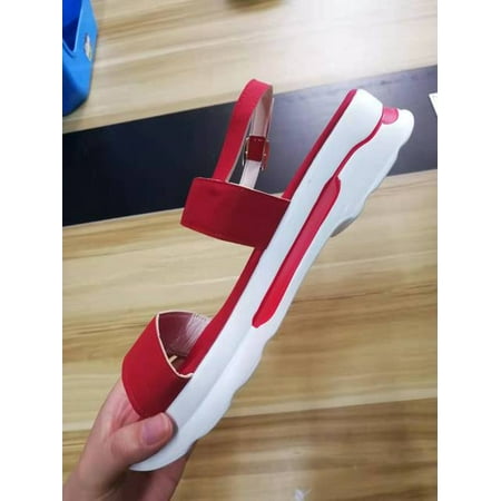 Sandals Woman Summer 2022 Solid Color Buckle Open Toe Shoes Women Platform Sandals Casual Wedge Romen Sandals Sandalias De Mujer
Sandals Woman Summer 2022 Solid Color Buckle Open Toe Shoes Women Platform Sandals Casual Wedge Romen Sandals Sandalias De Mujer