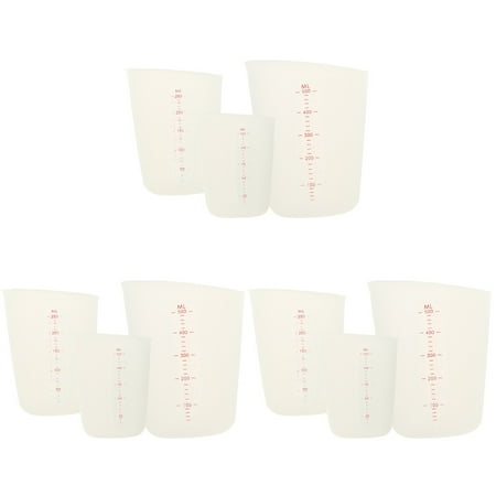 9 Pcs Liquid Measuring Cups Stuff for Kitchen Pouring Cups Measuring Beakers Silicone Mixing Cups for Resin Ounce Measuring Cup Double Scale Measuring Cup Graduated Cup High Capacity White Silica Gel
9 Pcs Liquid Measuring Cups Stuff for Kitchen Pouring Cups Measuring Beakers Silicone Mixing Cups for Resin Ounce Measuring Cup Double Scale Measuring Cup Graduated Cup High Capacity White Silica Gel