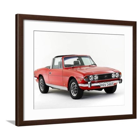 1973 Triumph Stag Framed Print Wall Art