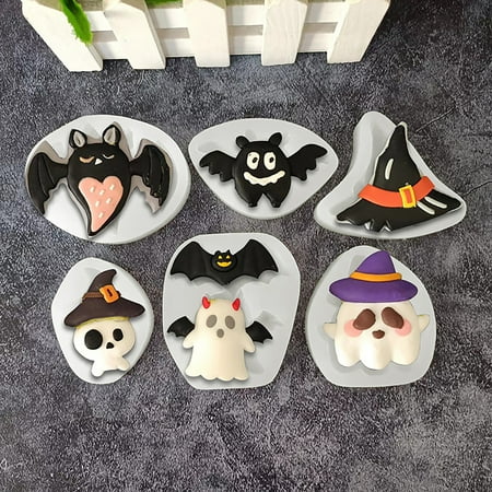 Ayyufe Cake Mold High Temperature Resistant Fast Release Easy to Clean Reusable Non-stick Cake Decorating Tool Silicone Halloween Ghost Theme Fondant Mold for Shop
Ayyufe Cake Mold High Temperature Resistant Fast Release Easy to Clean Reusable Non-stick Cake Decorating Tool Silicone Halloween Ghost Theme Fondant Mold for Shop