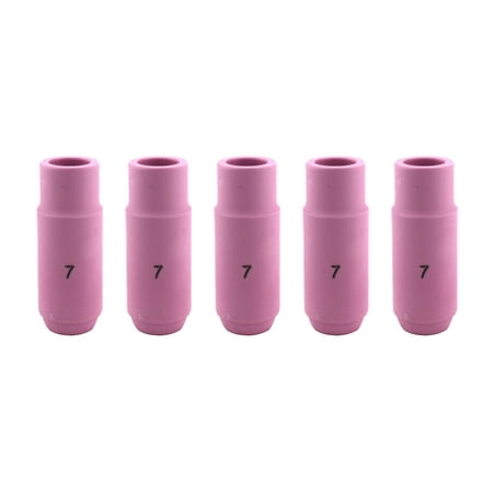 Alumina Nozzle Cups for TIG Welding Torches Series 17/18/26 with Standard Set-Up - Model: 10N47 - #7 (7/16 ) - (5 PACK)
Alumina Nozzle Cups for TIG Welding Torches Series 17/18/26 with Standard Set-Up - Model: 10N47 - #7 (7/16 ) - (5 PACK)