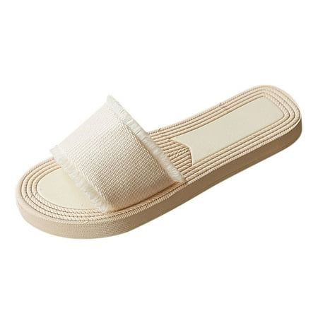 sandals for Women Ladies Flat Solid Color One Foot Wear Beach Slippers Fashion Slippers Flat Open Toe Summer Casual Fashion Sandals Beach Slippers PU Dress Sandals for Women Beige
sandals for Women Ladies Flat Solid Color One Foot Wear Beach Slippers Fashion Slippers Flat Open Toe Summer Casual Fashion Sandals Beach Slippers PU Dress Sandals for Women Beige