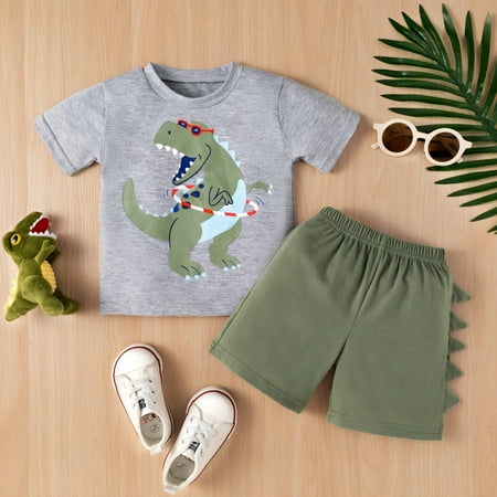 Hunpta Toddler Kids Boys Summer Beach Short Sleeve Dinosaur T Shirts Tops Shorts Outfits Clothes Set 1-5 Years
Hunpta Toddler Kids Boys Summer Beach Short Sleeve Dinosaur T Shirts Tops Shorts Outfits Clothes Set 1-5 Years