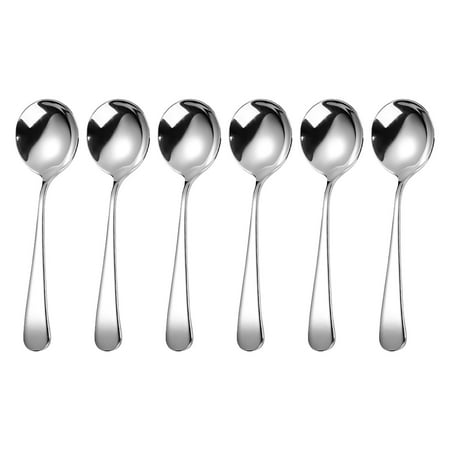 YaoLEO Tableware Round Spoon 304 Stainless Spoon Fork Household Cute Small Soup Spoon Thick Round Bottom Eating Spoon
YaoLEO Tableware Round Spoon 304 Stainless Spoon Fork Household Cute Small Soup Spoon Thick Round Bottom Eating Spoon